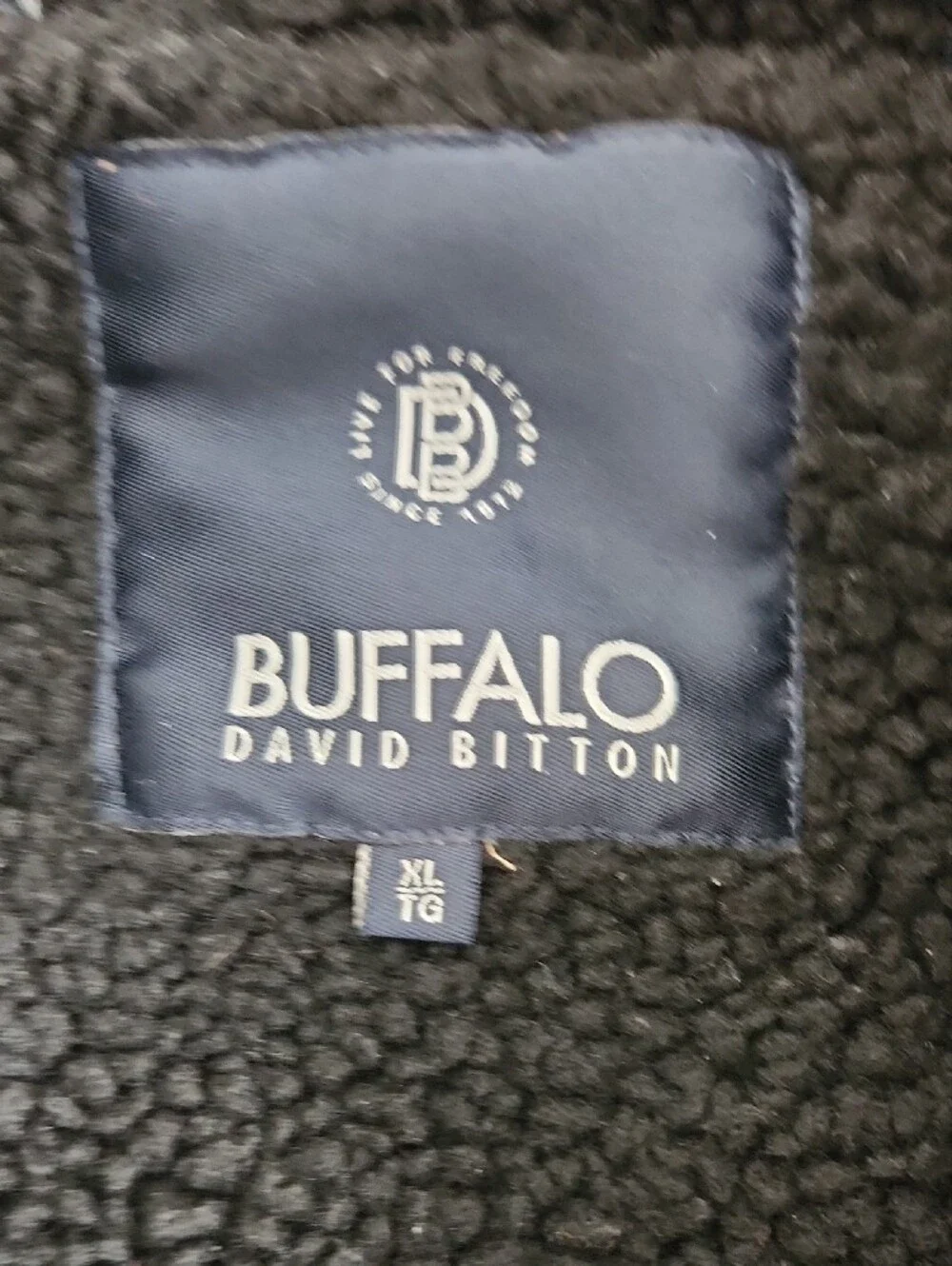 Buffalo David Bitton Men's Black Speckled Hooded Zip Sweater Jacket